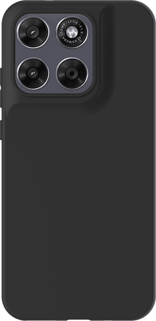Just in Case Soft Design Motorola Moto G67 / G77 Back Cover Zwart