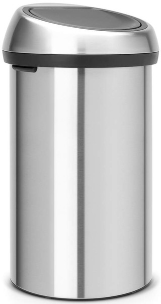 Brabantia Touch Bin 60 Liter Rvs Fingerprint Proof