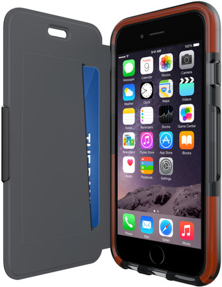 Tech21 Classic Shell Wallet Apple iPhone 6/6s Zwart