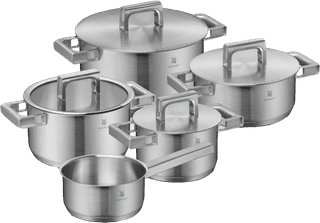 WMF Ultimate Cool Pannenset 5-delig + glazen deksel