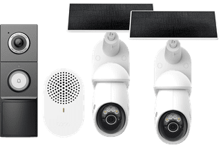 TP-Link Tapo C660 Solar Kit Duo Pack + D235 Smart Battery & Wired Doorbell