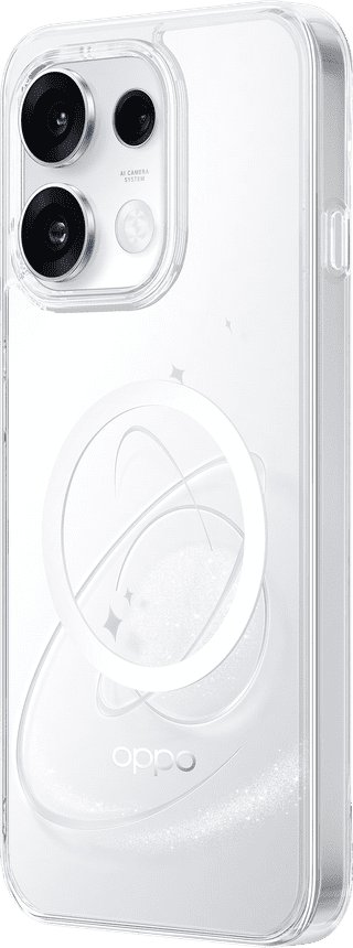OPPO Reno16 F Back Cover met Magneet Transparant