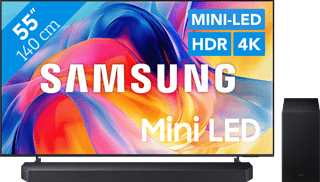 Samsung Mini-led 55" M73H (2026) + Samsung HW-Q600F (2025)