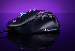 Turtle Beach Kone II Wired Gaming Muis Zwart