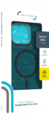 Just in Case Google Pixel 11 Pro Fold Back Cover met Magneet Zwart
