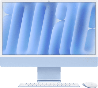 Apple iMac M6 (12 CPU / 12 GPU) 24GB/512GB Blauw QWERTY