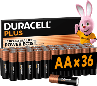 Duracell Plus AA batterijen 36 stuks