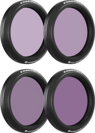 Freewell DJI Osmo Action 5 Pro Filters Bright Day 4 Pack