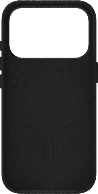 BlueBuilt Back Cover with MagSafe iPhone 18 Pro Leather Black