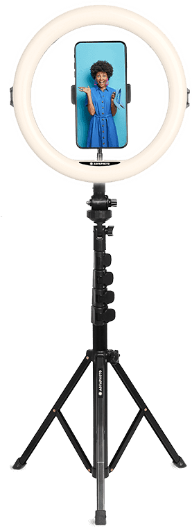AgfaPhoto 11 Inch Ringlamp met 155cm Tripod en Remote