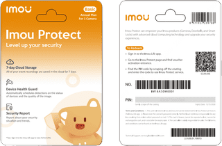 Imou Protect Plus Servicekaart 1 Jaar
