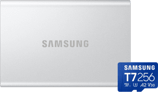 Samsung T7 Resurrected Portable SSD 4TB + Samsung MicroSDXC T7 256GB 170MB/s