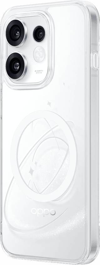 OPPO Reno16 / Reno16 Pro Back Cover met Magneet Transparant