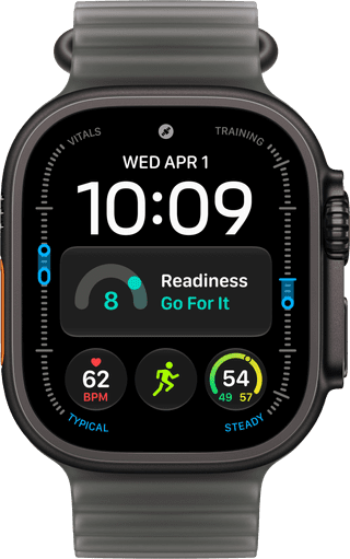 Apple Watch Ultra 4 Cellular 49mm Zwart Ocean Band