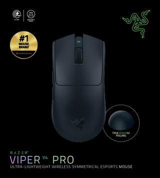 Razer Viper V4 Pro Wireless Gaming Muis Zwart