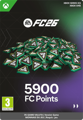 EA Sports FC 26 5900 FC Points Xbox Series X|S en Xbox One - Digitaal
