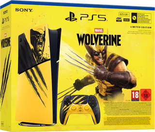PlayStation 5 Slim Digital Edition + Wolverine Battle Yellow Limited Edition