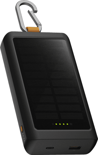 Xtorm 20W Go2 Power Bank 10.000 mAh Solar & Light Zwart