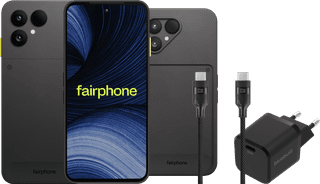 Fairphone 6+ 256GB Zwart 5G + Compleet Accessoirepakket
