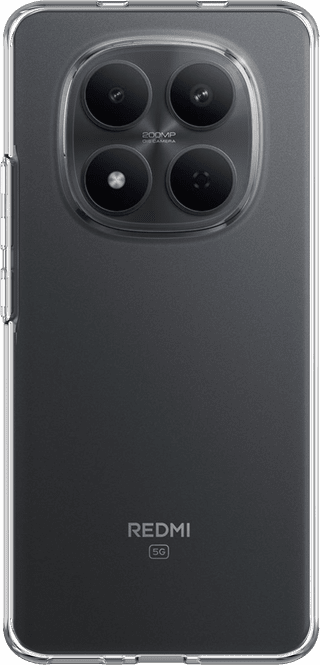 Just in Case Soft Design Xiaomi Redmi Note 15 Back Cover Transparant