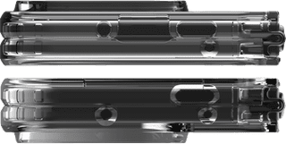 Just in Case Google Pixel 11 Pro Fold Back Cover met Magneet Transparant