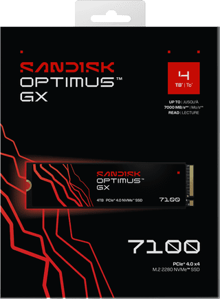 SANDISK Optimus GX 7100 4TB NVMe SSD