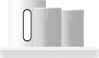 Sonos Beam Ultra Wit + Sonos Sub Mini + 2x Era 100 Wit