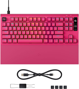 Logitech G PRO X2 RAPID TKL Gaming Toetsenbord Roze Qwerty