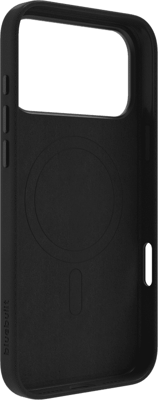 BlueBuilt Back Cover with MagSafe iPhone 18 Pro Max Leather Black