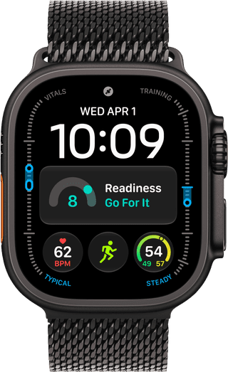Apple Watch Ultra 4 Cellular 49mm Zwart Milanese Band M