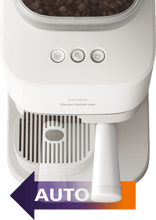Philips Baristina BAR308/00 Wit + Melkopschuimer