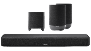 Denon Home Soundbar 550 + Denon Home Subwoofer + Denon Home 200 Black (2x)