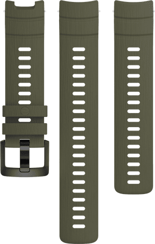 Polar Siliconen Bandje Groen 22mm S/L