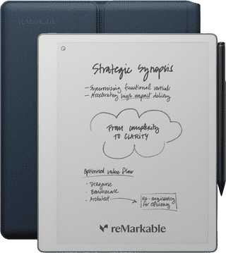 reMarkable Paper Pure met Sleeve Blauw
