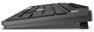 Lenovo 800 Self-Charging Bluetooth Keyboard QWERTY Black