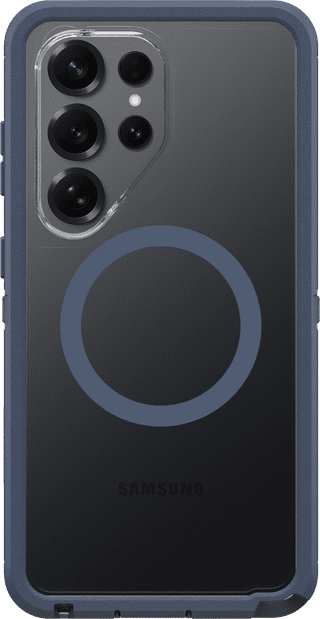 Otterbox Defender Samsung Galaxy S26 Ultra Back Cover met Magneet Transparant Blauwe Rand