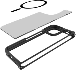 Just in Case Google Pixel 11 Pro Fold Back Cover met Magneet Zwart