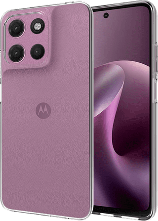 Just in Case Soft Design Motorola Moto G17 / G17 Power Back Cover Transparant