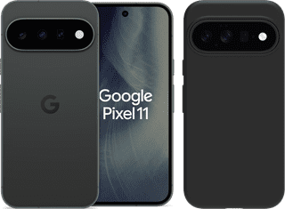 Google Pixel 11 256GB Zwart 5G + BlueBuilt Back Cover Zwart