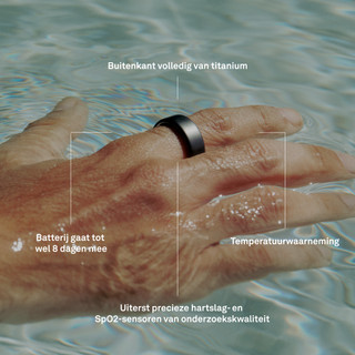 Oura Ring 4 Maat 7 Zilver