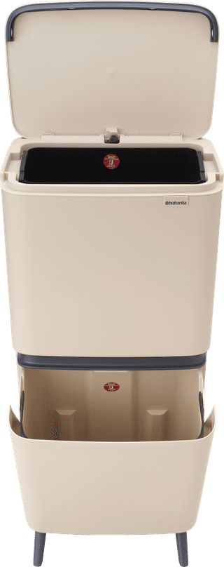 Brabantia SortUp Recycle Hi afvalemmer 20+25L Beige