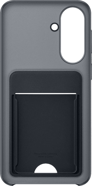Samsung Galaxy A37 Card Slot Back Cover Zwart