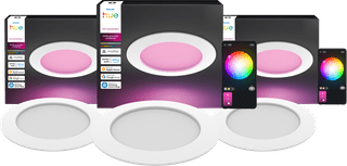 Philips Hue Inbouwspot Slim 3-Pack - White and Color - 170mm - Wit