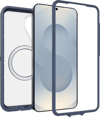 OtterBox Defender Samsung Galaxy S26 Back Cover met Magneet Transparant Blauwe Rand