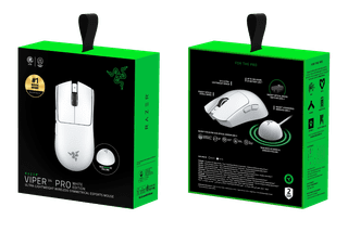 Razer Viper V4 Pro Wireless Gaming Muis Wit