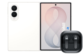 Samsung Galaxy Z Fold 8 512GB Wit 5G + Samsung Galaxy Buds4 Pro Zwart