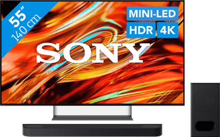 Sony Bravia 7 II True RGB 55" (2026) + Sony Bravia Theatre Bar 6 Zwart