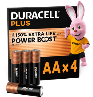 Duracell Plus AA batterijen 4 stuks