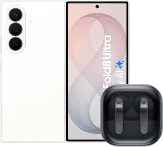 Samsung Galaxy Z Fold 8 Ultra 512GB Wit 5G + Samsung Galaxy Buds4 Pro Zwart