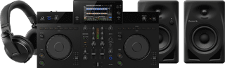Alpha Theta XDJ-AN + Pioneer DJ DM-40D + Pioneer DJ HDJ-X5